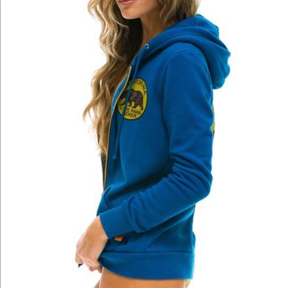 New Aviator Nation State Park Seeker Hoodie L